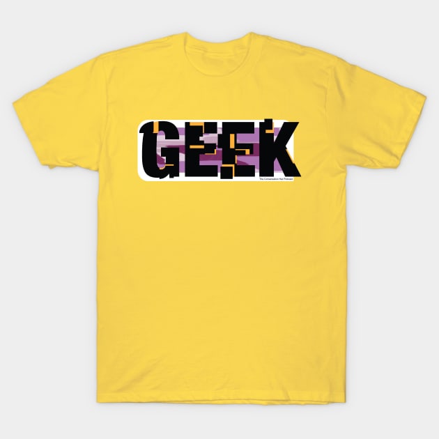 Geek w outline T-Shirt by Conversation Hat